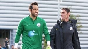 web Claudio Bravo walks out to training A19U2659