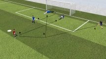 Task to improve the shot and pass back for goalkeeper