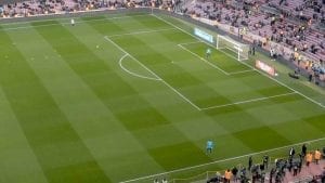 Calentamiento-pre-partido-de-los-porteros-del-FC-Barcelona